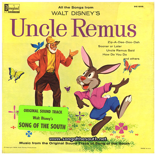 All the Songs from Walt Disney's Uncle Remus